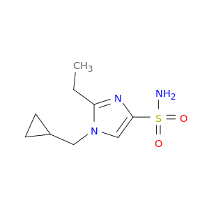 1-(Cyclopropylmethyl)-2-ethyl-1H-imidazole-4-sulfonamide