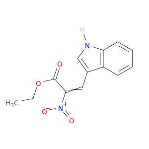 2-Propenoic acid, 3-(1H-indol-3-yl)-2-nitro-, ethyl ester