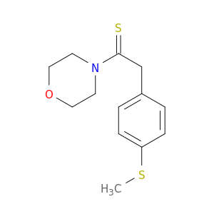 Morpholine, 4-[2-[4-(methylthio)phenyl]-1-thioxoethyl]-