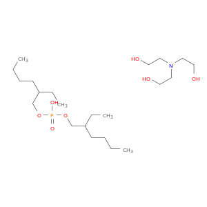 磷酸,双(2-乙基己基)酯,COMPD。用2,2',2''-氮硅(2')[乙醇](1：1)