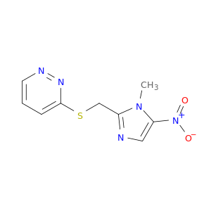 Pyridazine, 3-[[(1-methyl-5-nitro-1H-imidazol-2-yl)methyl]thio]-