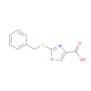 2-(Benzylsulfanyl)-1,3-oxazole-4-carboxylic acid