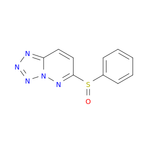 Tetrazolo[1,5-b]pyridazine, 6-(phenylsulfinyl)-