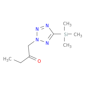 2-Butanone, 1-[5-(trimethylsilyl)-2H-tetrazol-2-yl]-