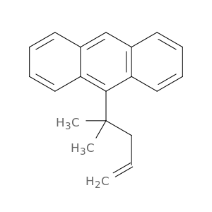 Anthracene, 9-(1,1-dimethyl-3-butenyl)-