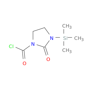 1-Imidazolidinecarbonyl chloride, 2-oxo-3-(trimethylsilyl)-