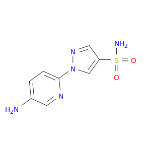 1-(5-aminopyridin-2-yl)-1H-pyrazole-4-sulfonamide