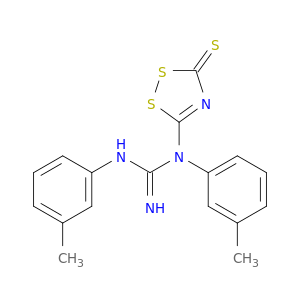 Guanidine,N,N'-bis(3-methylphenyl)-N-(3-thioxo-3H-1,2,4-dithiazol-5-yl)-