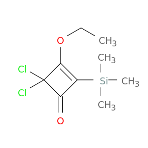 2-Cyclobuten-1-one, 4,4-dichloro-3-ethoxy-2-(trimethylsilyl)-