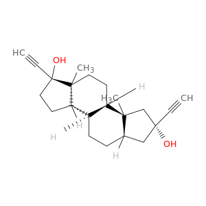 (1r,3as,3br,5as,7r,8as,8bs,10as)-1,7-二乙炔基己二烷基-8a,10a-dimethyldicclopenta[a,f]萘-1,7-二醇
