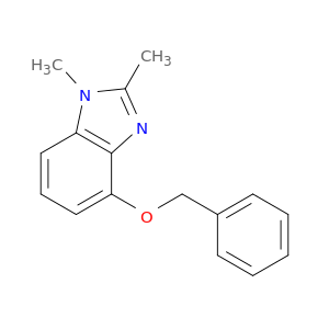 1H-Benzimidazole, 1,2-dimethyl-4-(phenylmethoxy)-