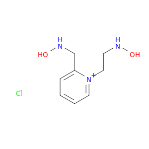 Pyridinium,1-[2-(hydroxyamino)ethyl]-2-[(hydroxyamino)methyl]-, chloride (1:1)