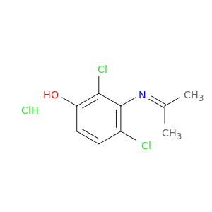 苯酚,2,4-二氯-3-[(1-甲乙烯)氨基]-,盐酸盐(1：1)