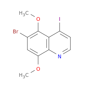 Quinoline, 6-bromo-4-iodo-5,8-dimethoxy-