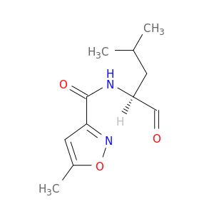 3-Isoxazolecarboxamide, N-[(1S)-1-formyl-3-methylbutyl]-5-methyl-