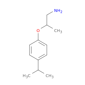 1-[(1-aminopropan-2-yl)oxy]-4-(propan-2-yl)benzene
