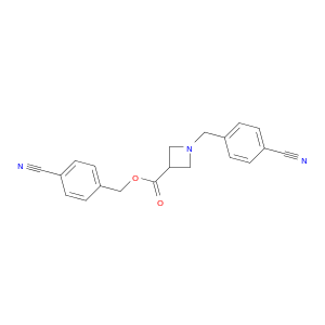 1-(4-氰基-苄基)-氮杂环丁烷-3-羧酸4-氰基-苄基酯