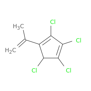 1,3-Cyclopentadiene, 2,3,4,5-tetrachloro-1-(1-methylethenyl)-