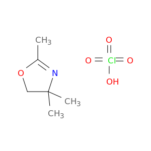Oxazole, 4,5-dihydro-2,4,4-trimethyl-, perchlorate