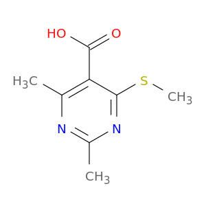 2,4-dimethyl-6-(methylsulfanyl)pyrimidine-5-carboxylic Acid