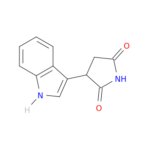 2,5-Pyrrolidinedione, 3-(1H-indol-3-yl)-