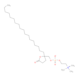 trimethyl-[2-[(2-octadecyl-5-oxo-oxolan-2-yl)methoxy-oxido-phosphoryl]oxyethyl]azanium