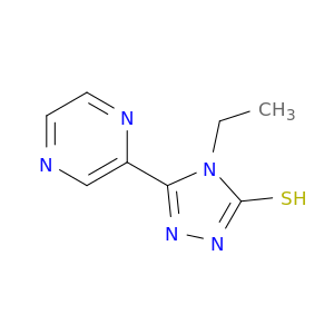 4-ethyl-5-(pyrazin-2-yl)-4H-1,2,4-triazole-3-thiol