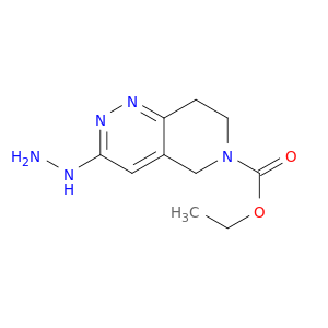 Pyrido(4,3-c)pyridazine-6(5H)-carboxylic acid, 7,8-dihydro-3-hydrazino-, ethyl ester