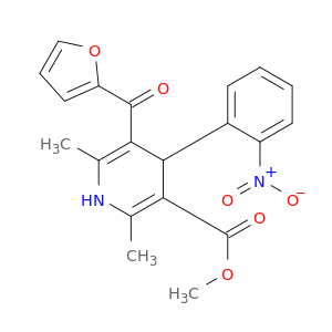 3-(2-FUROYL)-5-METHOXYCARBONYL-2,6-DIMETHYL-4-(2-NITROPHENYL)-1,4-DIHYDROPYRIDINE