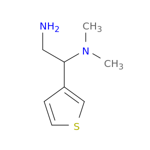 [2-amino-1-(thiophen-3-yl)ethyl]dimethylamine