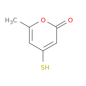 2H-Pyran-2-one, 4-mercapto-6-methyl-