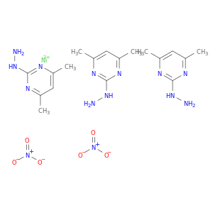 Nickel(2+), tris(2-hydrazino-4,6-dimethylpyrimidine)-, dinitrate