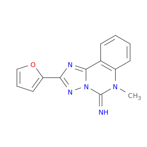 [1,2,4]Triazolo[1,5-c]quinazolin-5(6H)-imine, 2-(2-furanyl)-6-methyl-