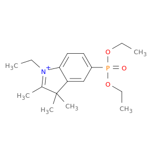 3H-Indolium, 5-(diethoxyphosphinyl)-1-ethyl-2,3,3-trimethyl-