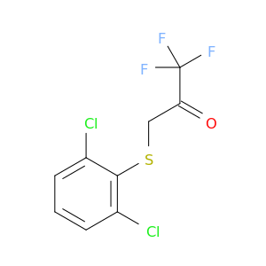 2-Propanone, 1-[(2,6-dichlorophenyl)thio]-3,3,3-trifluoro-