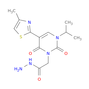 3,6-二氢-3-(1-甲基乙基)-5-(4-甲基-2-噻唑基)-2,6-二氧基-1(2H)-嘧啶酸酰肼