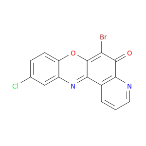 5H-Pyrido[3,2-a]phenoxazin-5-one, 6-bromo-10-chloro-
