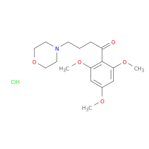 4-(morpholin-4-yl)-1-(2,4,6-trimethoxyphenyl)butan-1-one hydrochloride(1:1)