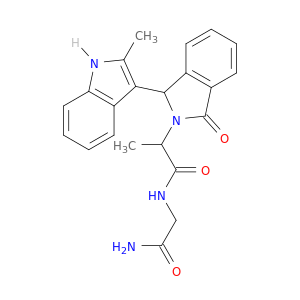 N-(CARBAMOYLMETHYL)-2-[1-(2-METHYL-1H-INDOL-3-YL)-3-OXO-1H-ISOINDOL-2-YL]PROPANAMIDE