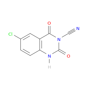 3(2H)-Quinazolinecarbonitrile, 6-chloro-1,4-dihydro-2,4-dioxo-