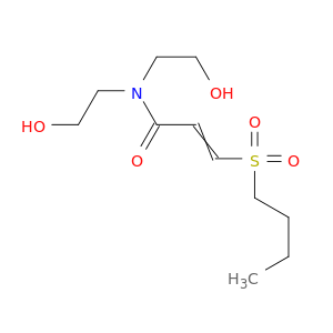 2-Propenamide, 3-(butylsulfonyl)-N,N-bis(2-hydroxyethyl)-