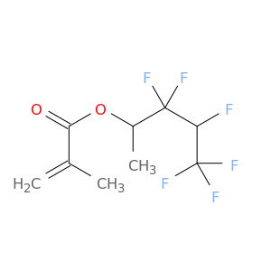 2-Propenoic acid, 2-methyl-, 2,2,3,4,4,4-hexafluoro-1-methylbutyl ester