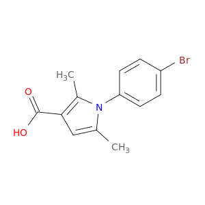 1-(4-Bromophenyl)-2,5-dimethyl-1H-pyrrole-3-carboxylic Acid