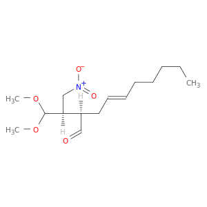 4-Decenal, 2-[(1R)-2,2-dimethoxy-1-(nitromethyl)ethyl]-, (2R,4E)-