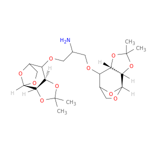 1,3-Bis-(1,6-anhydro-2,3-O-isopropylidene-β-D-mannopyranos-4-yloxy)-2-propylamine