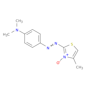 N,N-DIMETHYL-4-[(4-METHYL-3-OXIDO-1-THIA-3-AZONIACYCLOPENTA-2,4-DIEN-2-YL)DIAZENYL]ANILINE