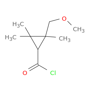 Cyclopropanecarbonylchloride, 2-(methoxymethyl)-2,3,3-trimethyl-