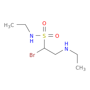Ethanesulfonamide, 1-bromo-N-ethyl-2-(ethylamino)-