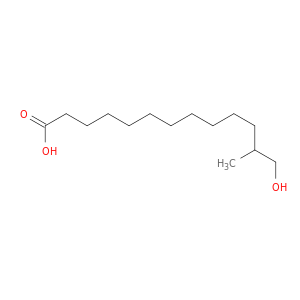Tridecanoic acid, 13-hydroxy-12-methyl-
