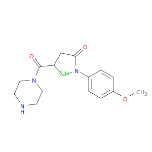 1-(4-methoxyphenyl)-4-(piperazin-1-ylcarbonyl)pyrrolidin-2-one hydrochloride(1:1)